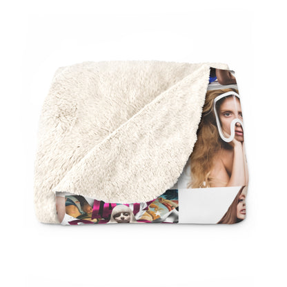 Lady Gaga ARTPOP Mosaic Sherpa Fleece Blanket