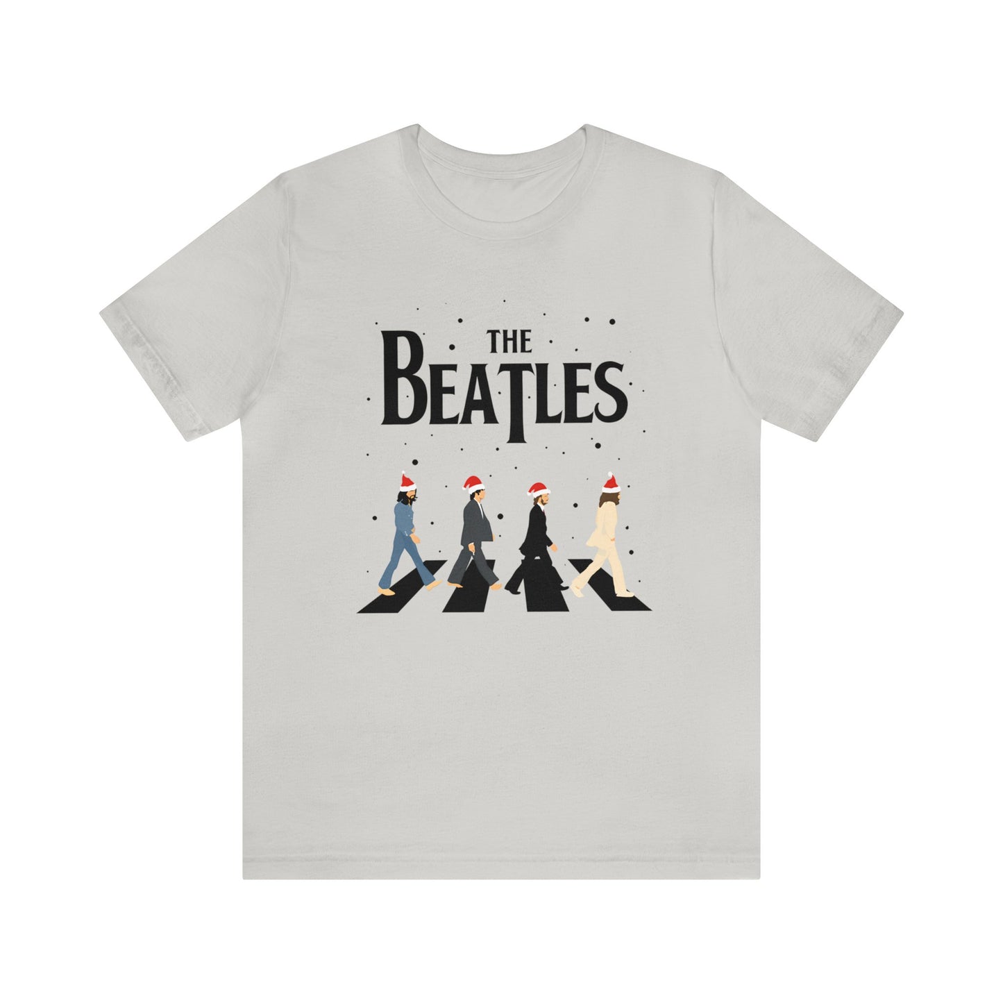 The Beatles Abbey Road Santas Unisex Jersey Short Sleeve Tee Shirt