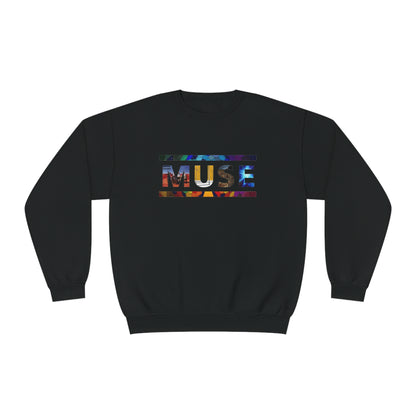 Muse Album Art Letters Unisex NuBlend Crewneck Sweatshirt