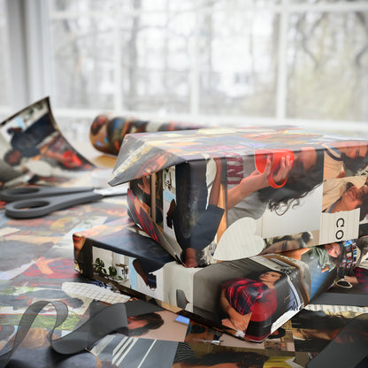 Conan Grey Being Cute Photo Collage Gift Wrapping Paper