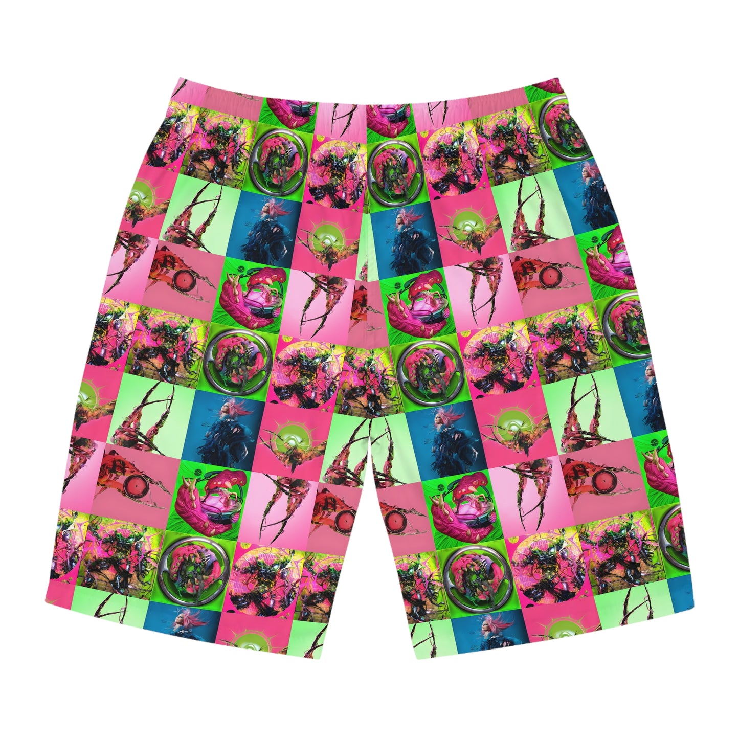 Lady Gaga Dawn of Chromatica Mosaic Men's Board Shorts