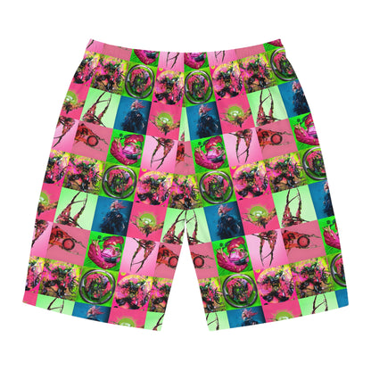 Lady Gaga Dawn of Chromatica Mosaic Men's Board Shorts