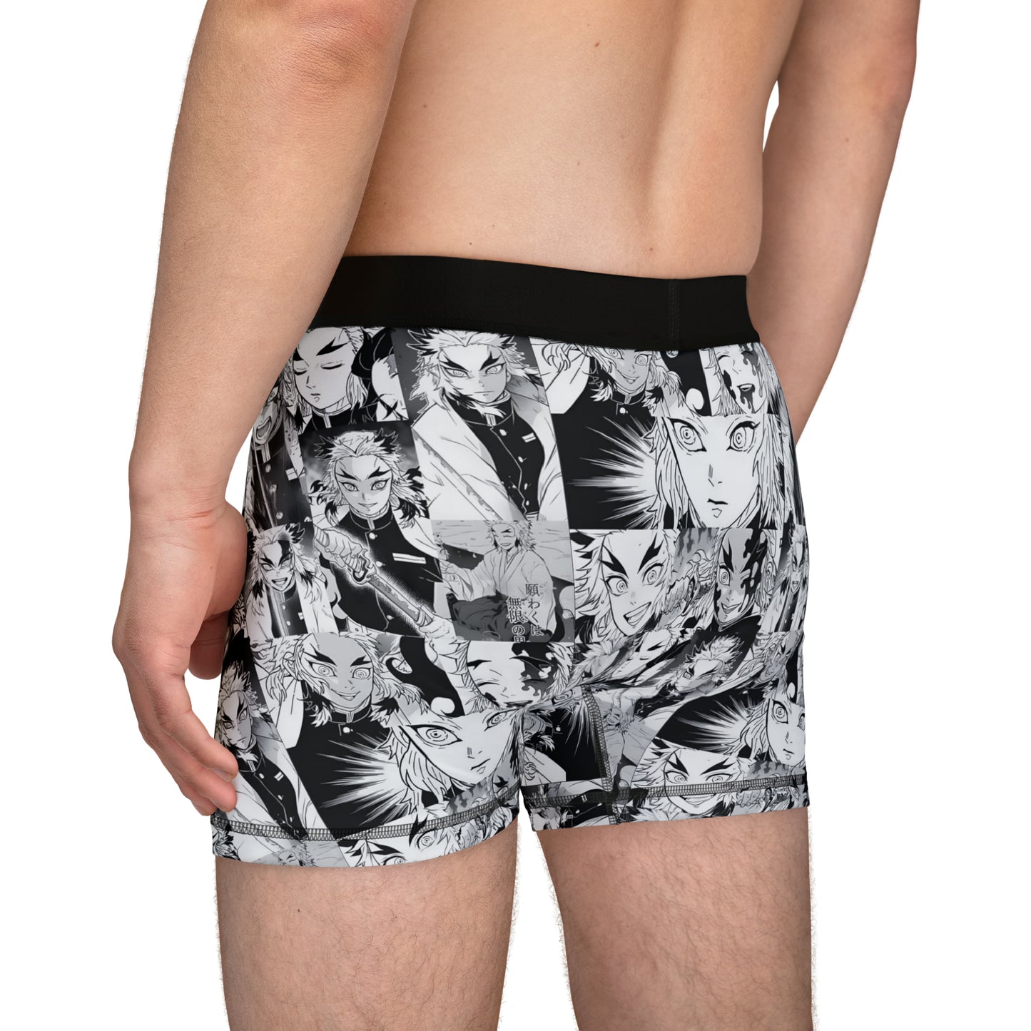 Demon Slayer Kyojuro Rengoku Collage Men's Boxers