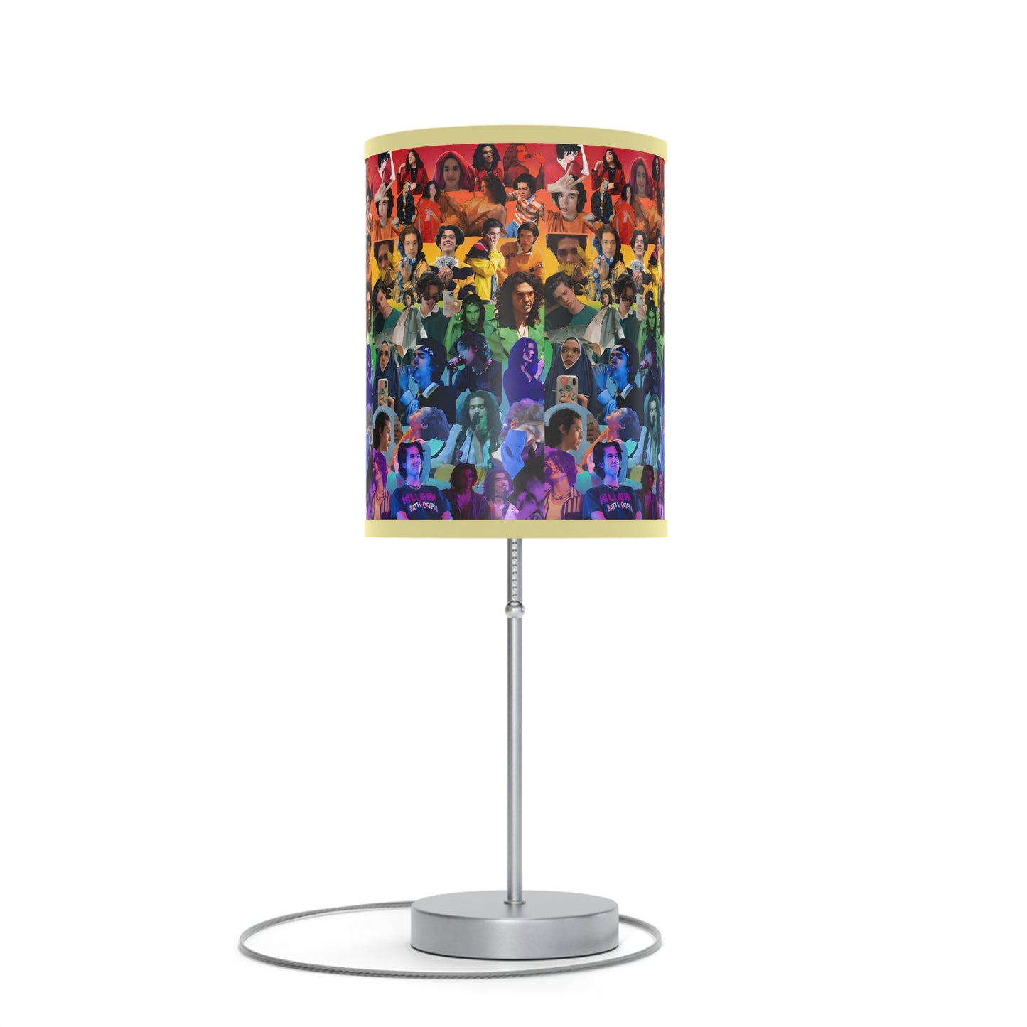 Conan Grey Rainbow Photo Collage Lamp on a Stand