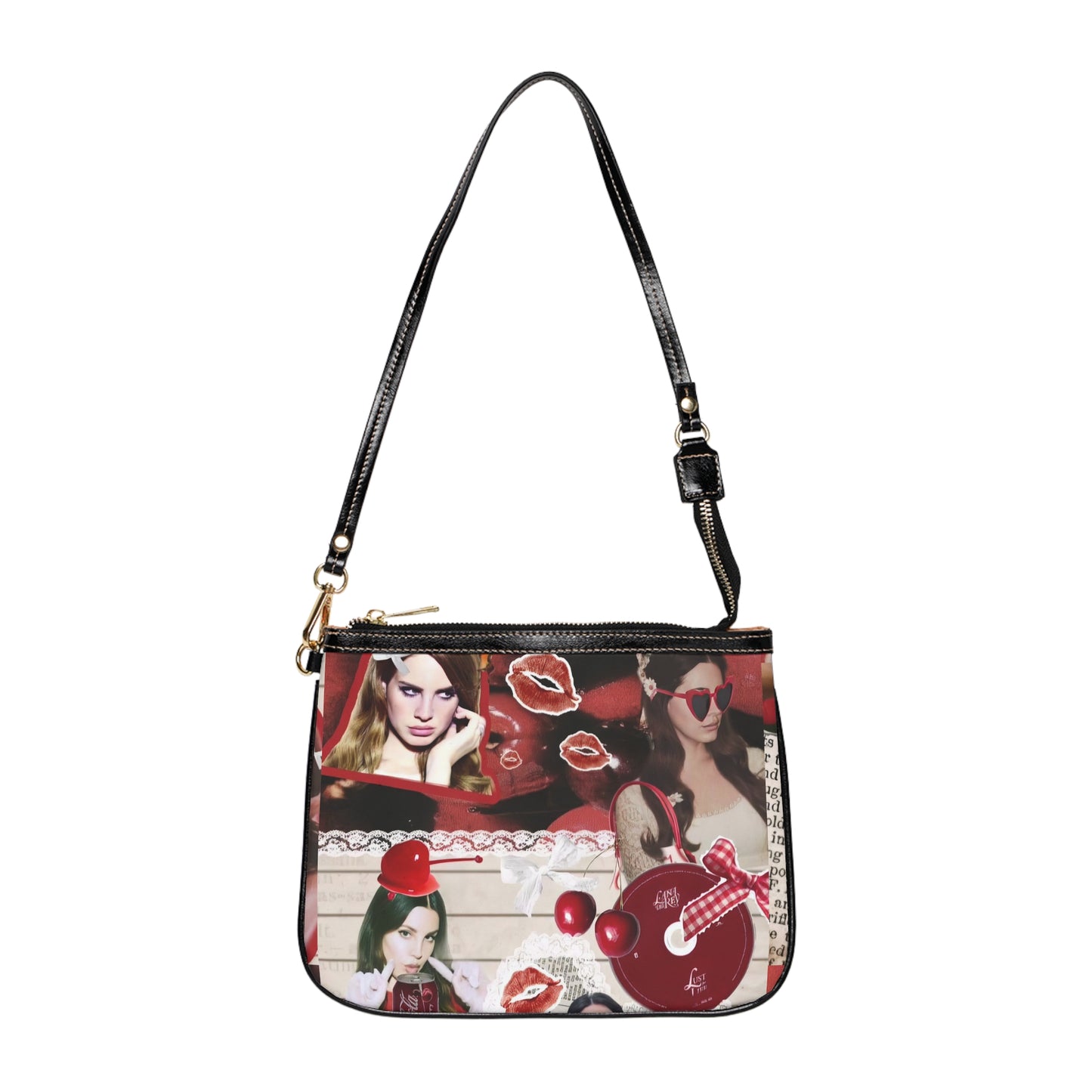 Lana Del Rey Cherry Coke Collage Small Shoulder Bag