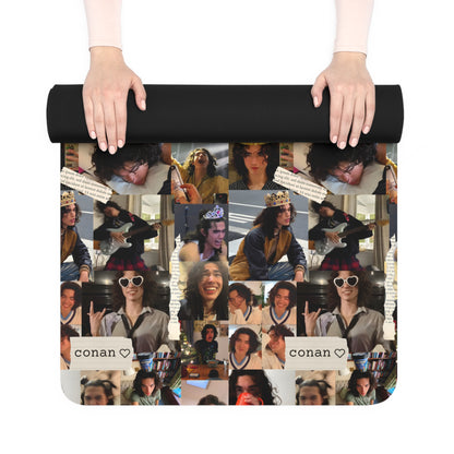 Conan Grey Being Cute Photo Collage Rubber Yoga Mat