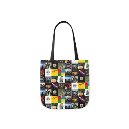 Queen Album Cover Collage Polyester Canvas Tote Bag