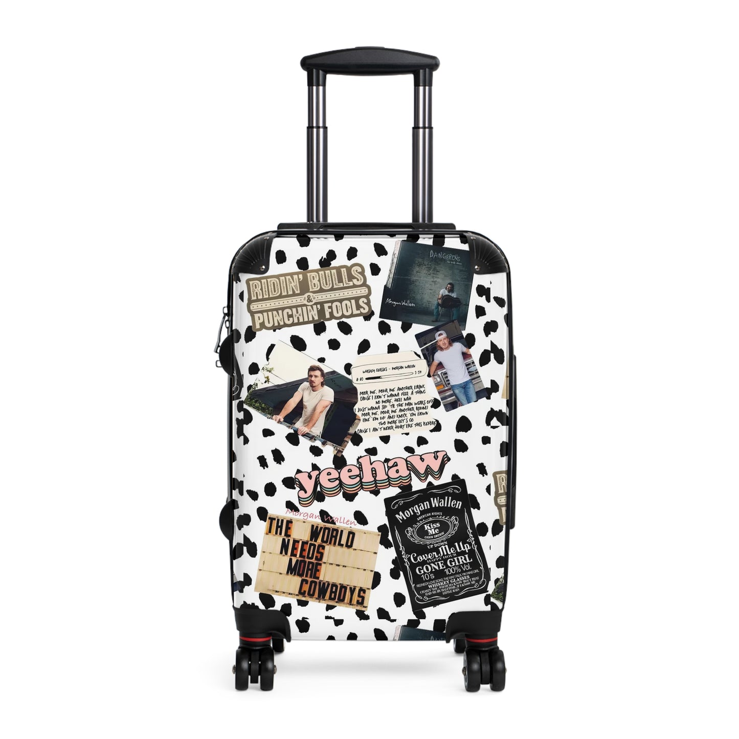 Morgan Wallen Yeehaw Collage Suitcase