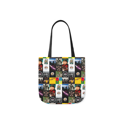 Queen Album Cover Collage Polyester Canvas Tote Bag