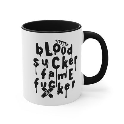 Olivia Rodrigo Blood Sucker Fame Fucker Accent Mugs