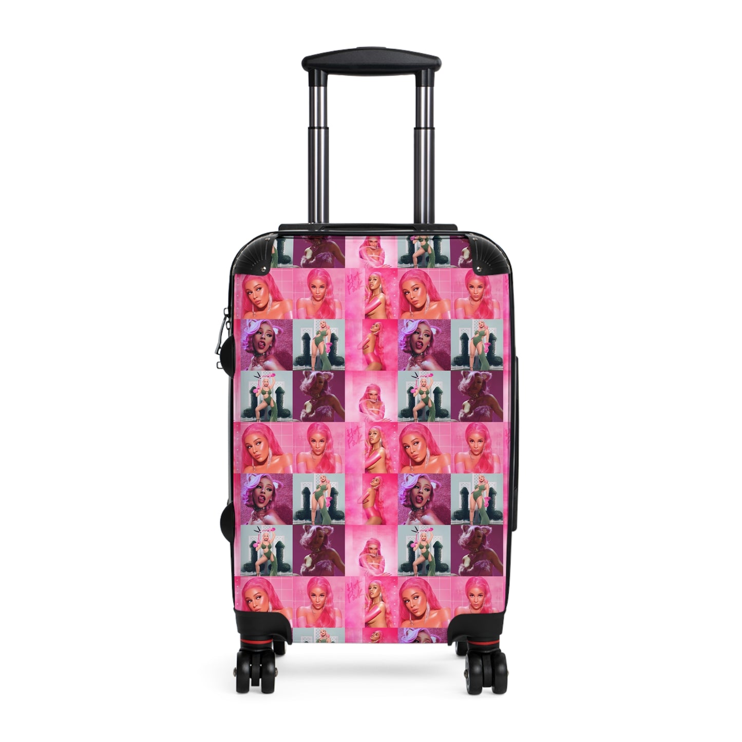 Doja Cat Hot Pink Mosaic Suitcase