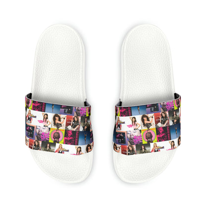 Miley Cyrus Album Cover Collage Youth Slide Sandals