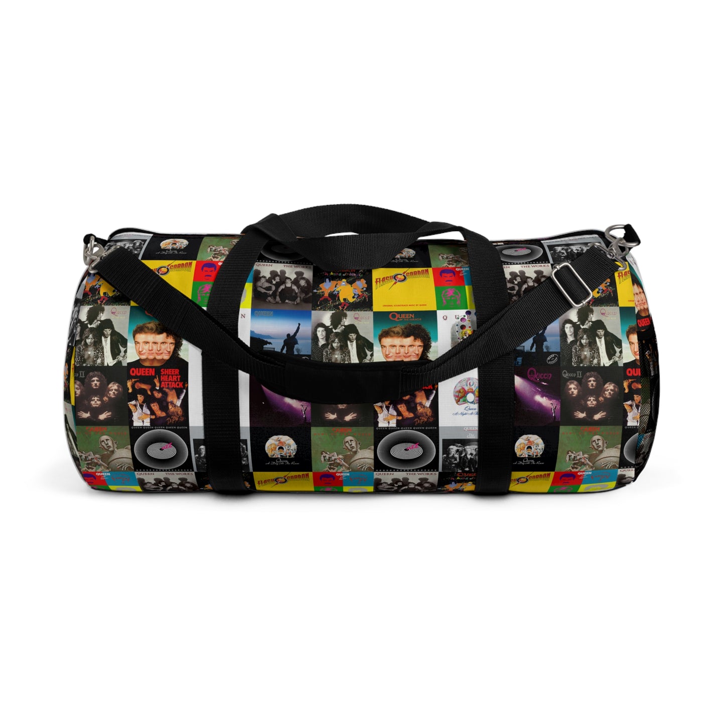 Queen Album Cover Collage Duffel Bag