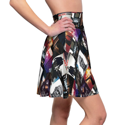 Usher Album Cover Art Mosaic Women's Skater Skirt