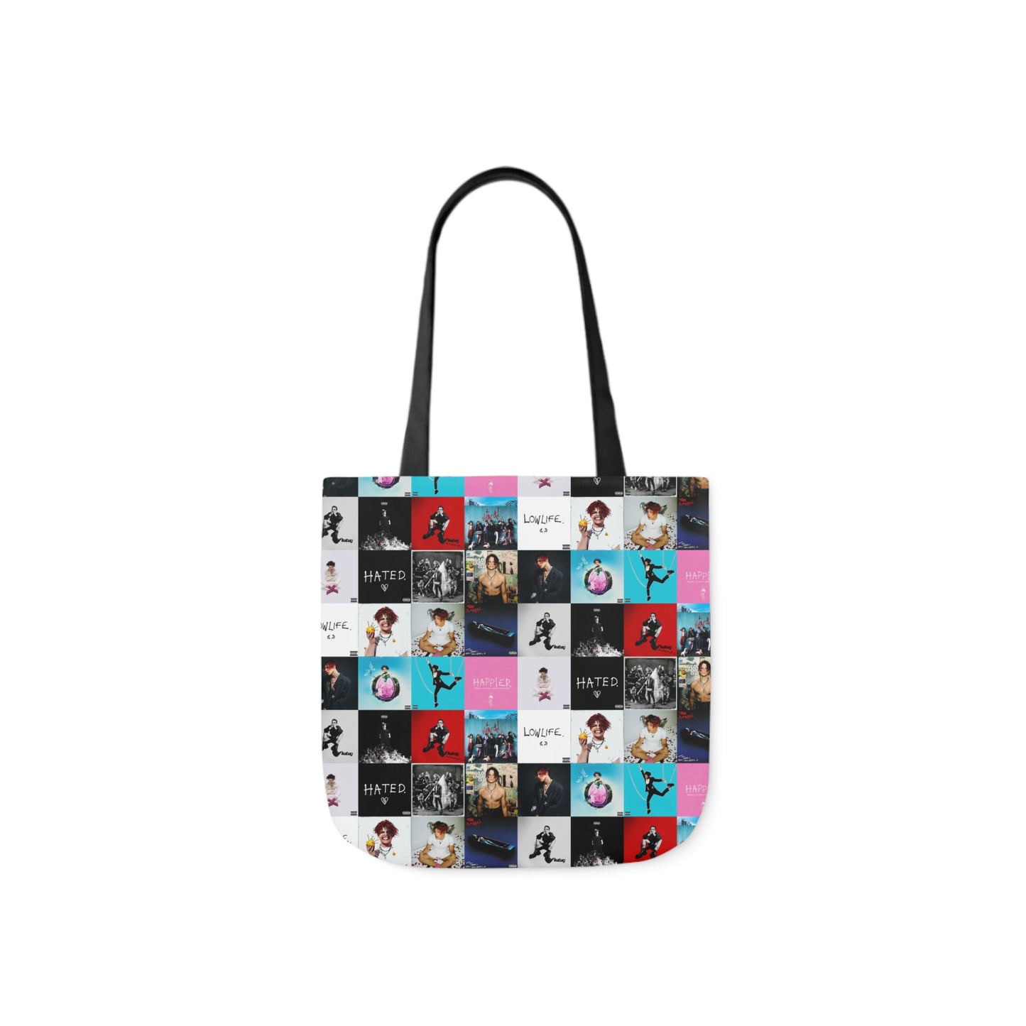 YUNGBLUD Album Cover Art Collage Polyester Canvas Tote Bag