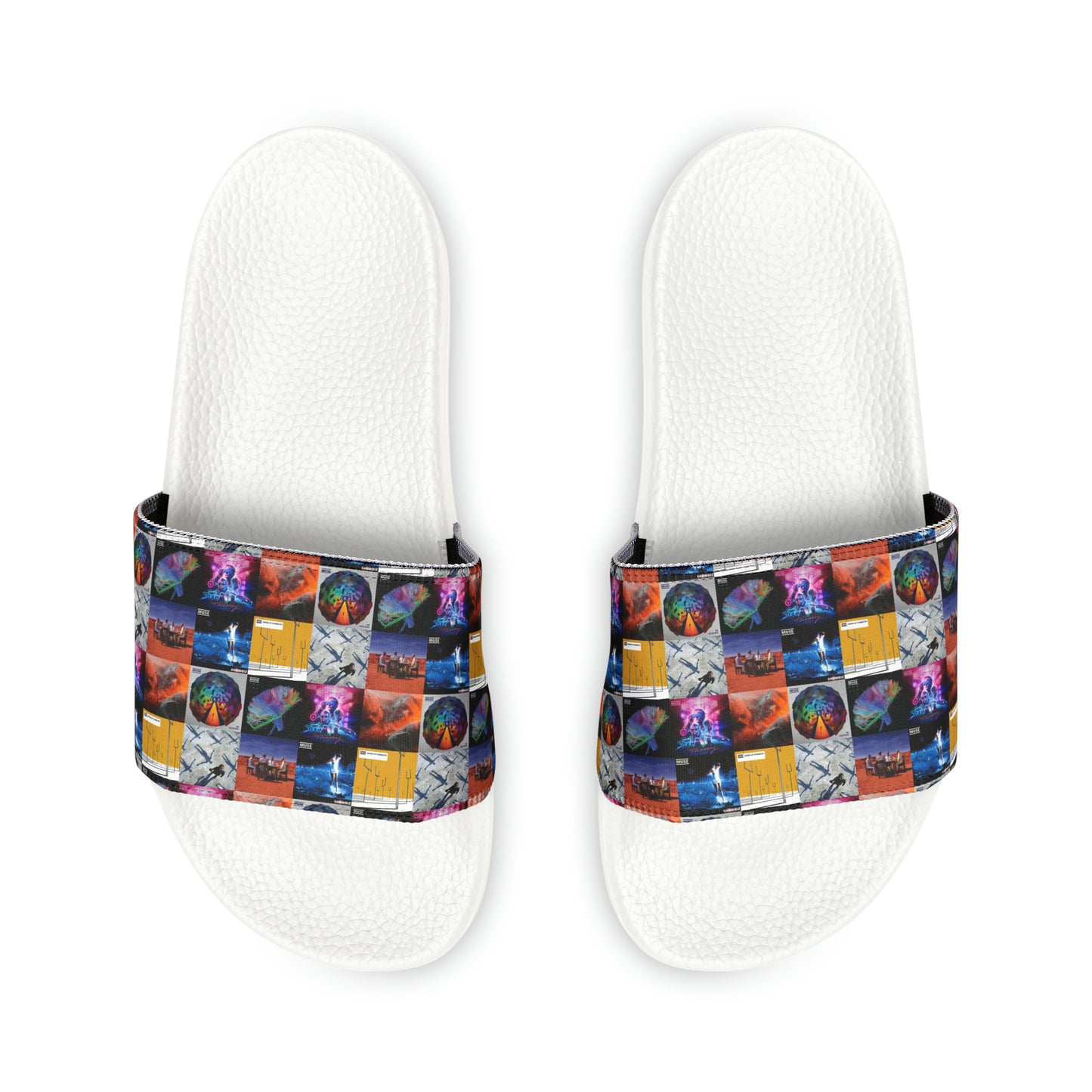 Muse Album Cover Collage Youth Slide Sandals