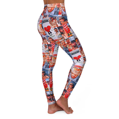 Bad Bunny Un Verano Sin Ti Photo Collage High Waisted Yoga Leggings