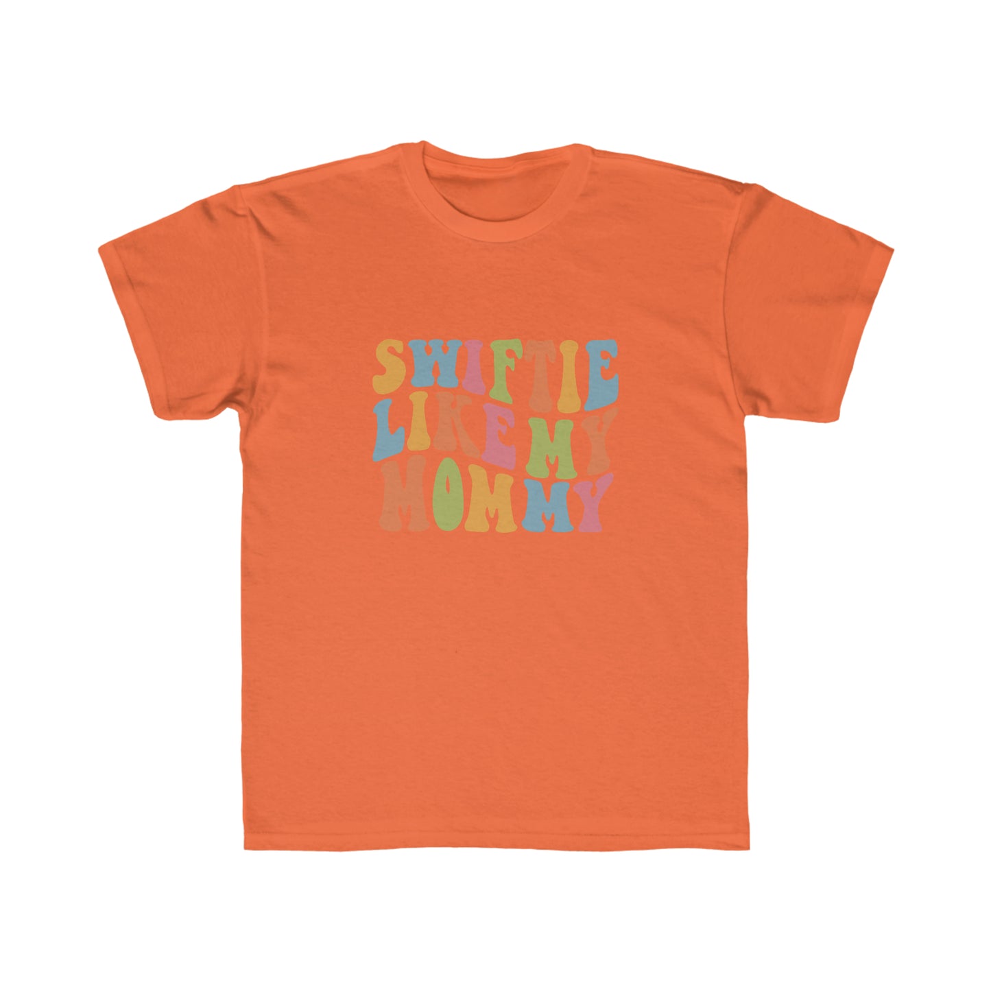 Taylor Swift Swiftie Like My Mommy Kids Regular Fit Tee