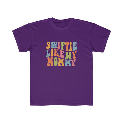 Taylor Swift Swiftie Like My Mommy Kids Regular Fit Tee