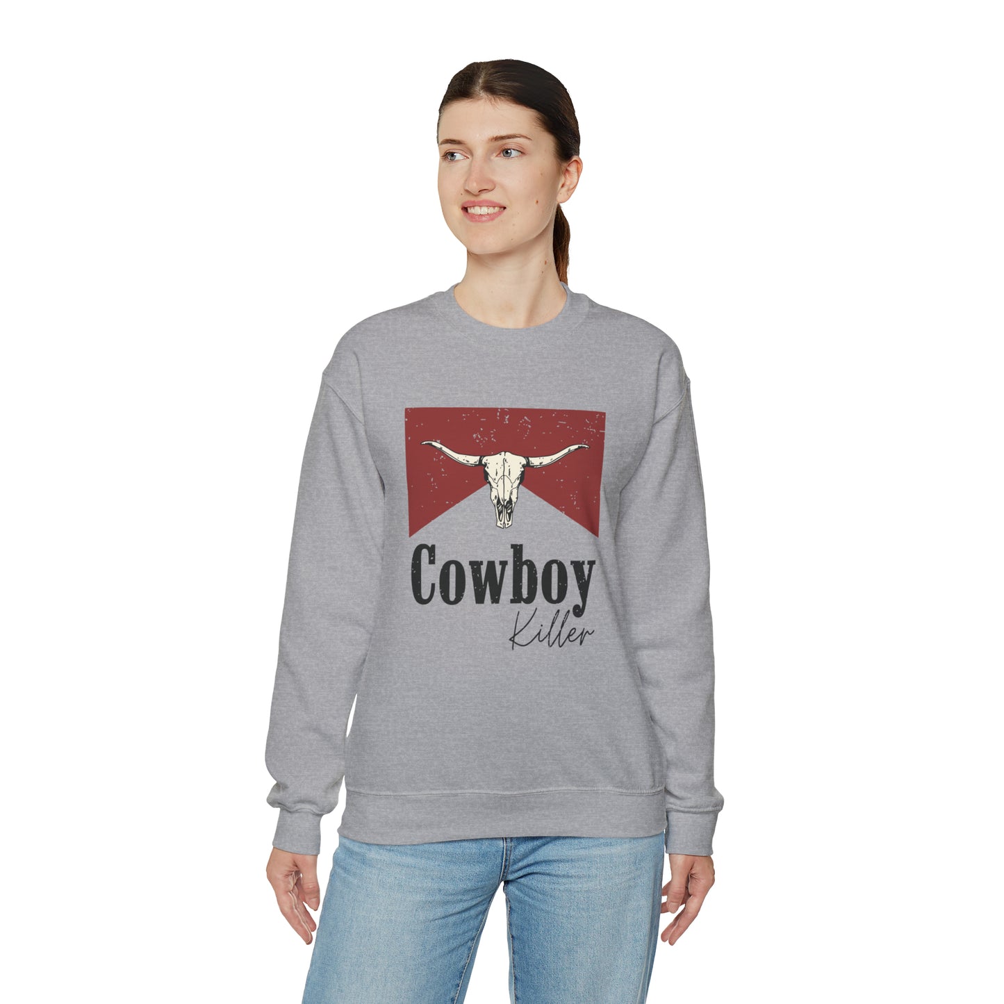 Morgan Wallen Cowboy Killer Unisex Heavy Blend Crewneck Sweatshirt