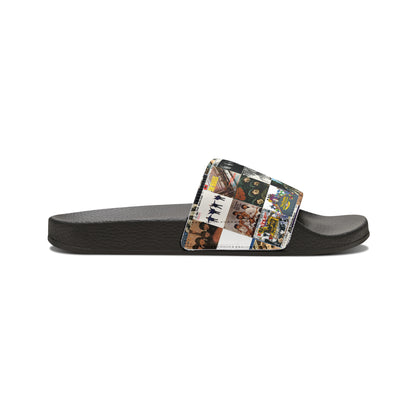 The Beatles Album Cover Collage Youth Slide Sandals