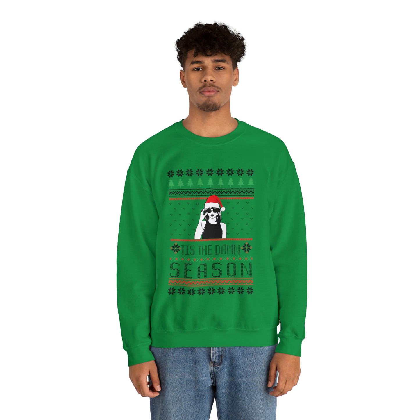 Taylor Swift 'Tis The Damn Season Unisex Heavy Blend Crewneck Sweatshirt