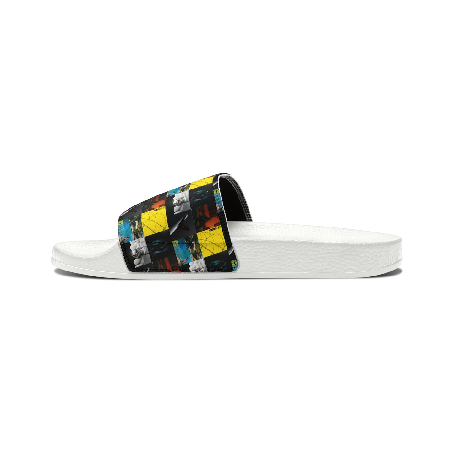 Post Malone Album Art Collage Men's Slide Sandals