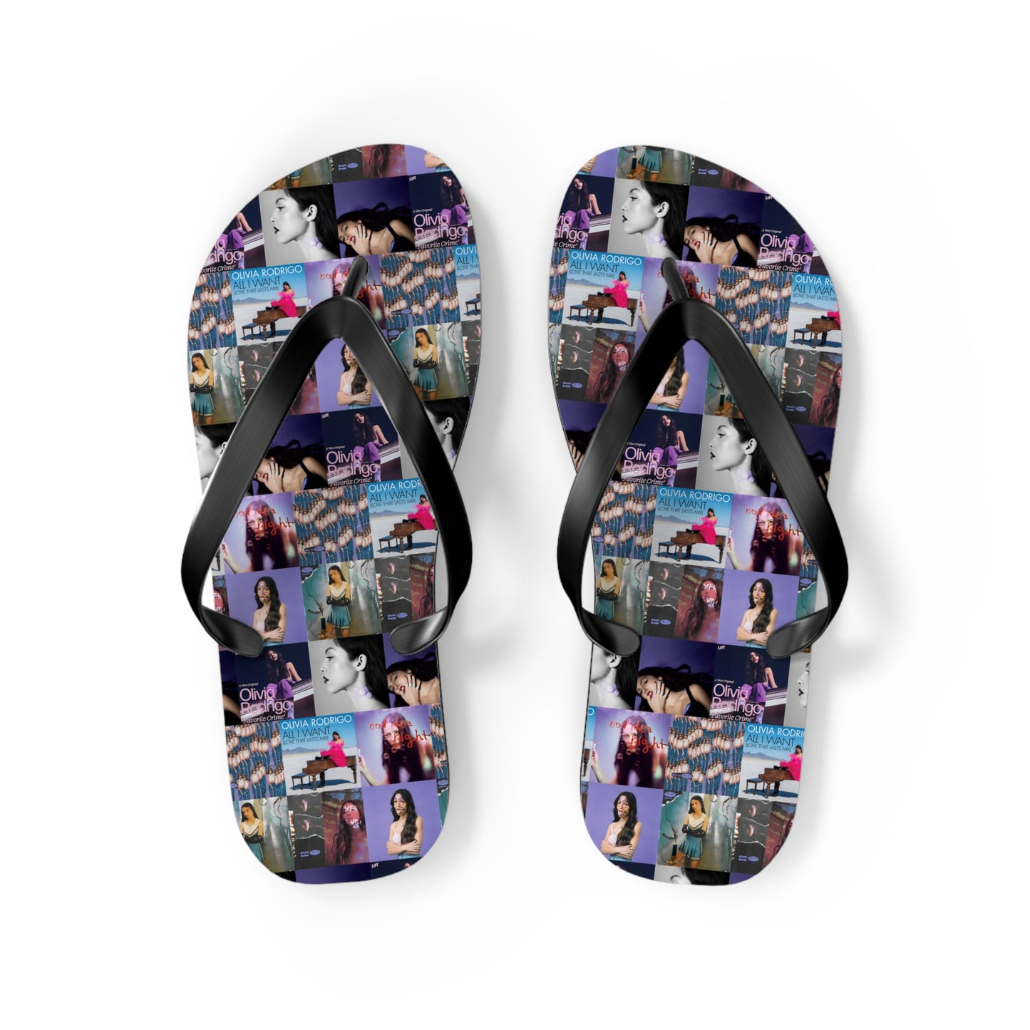 Olivia Rodrigo Album Cover Art Collage Flip Flops