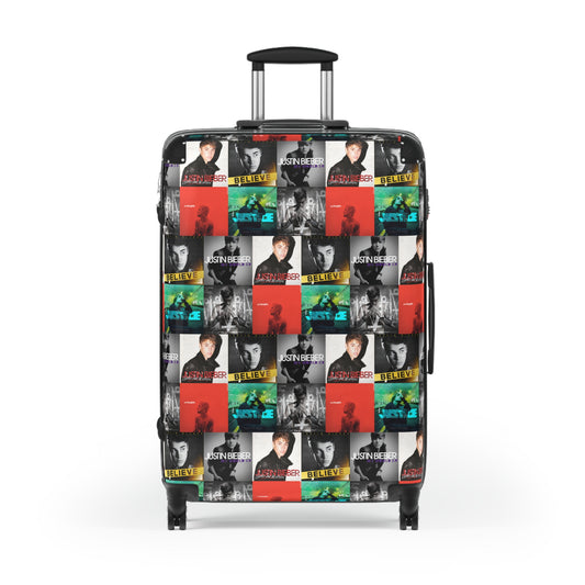 Justin Bieber Album Cover Collage Suitcase