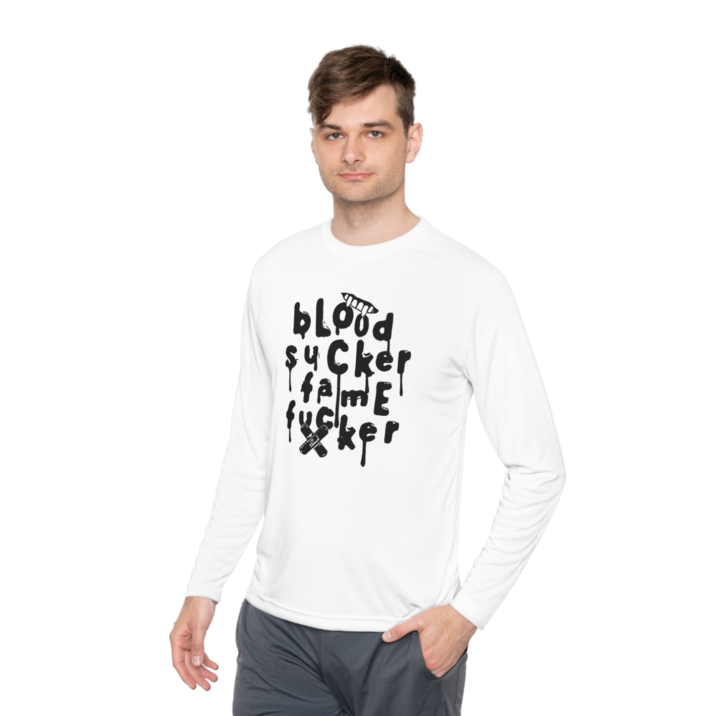 Olivia Rodrigo Blood Sucker Fame Fucker Unisex Lightweight Long Sleeve Tee