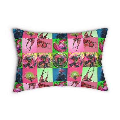 Lady Gaga Dawn of Chromatica Mosaic Spun Polyester Lumbar Pillow