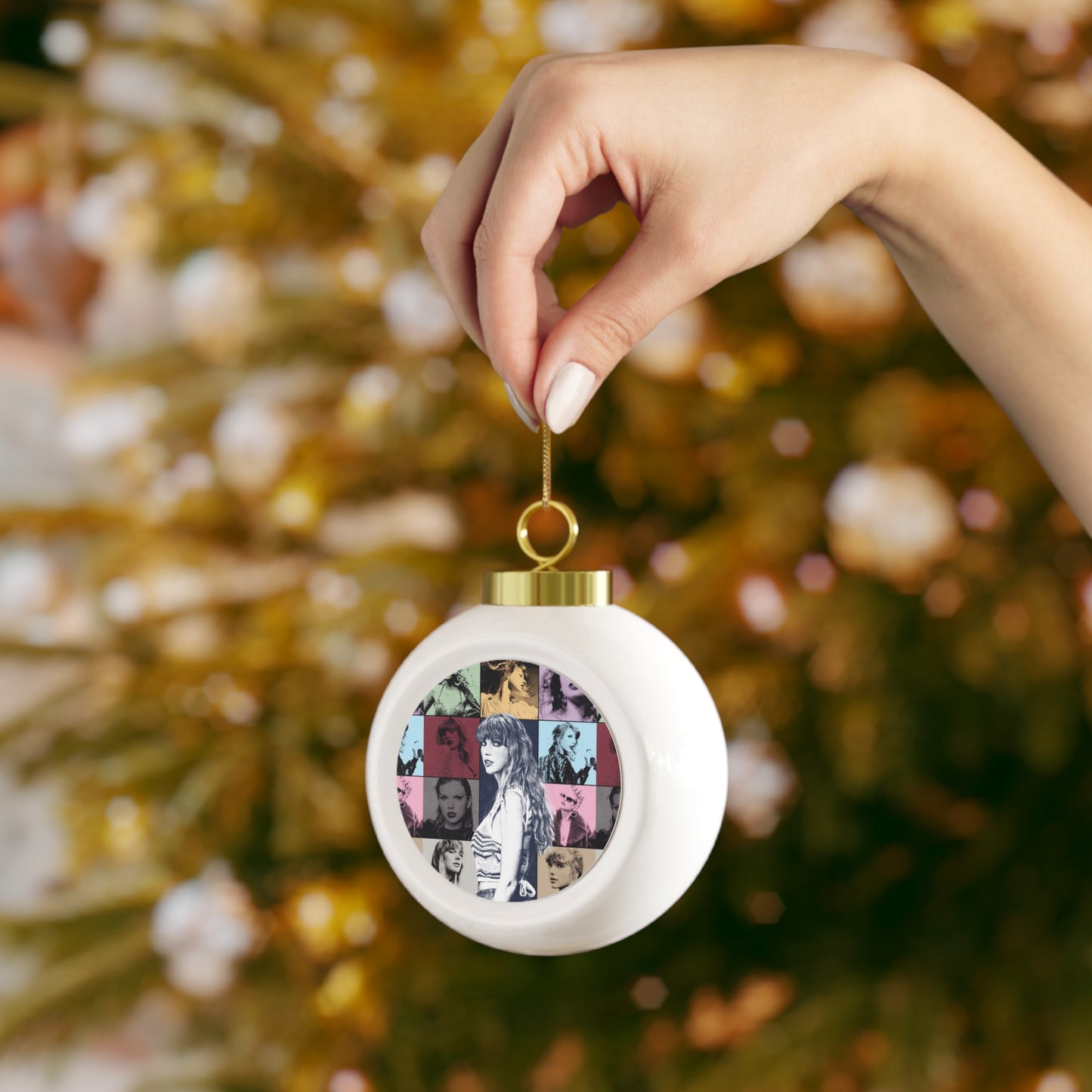 Taylor Swift Eras Christmas Ball Ornament