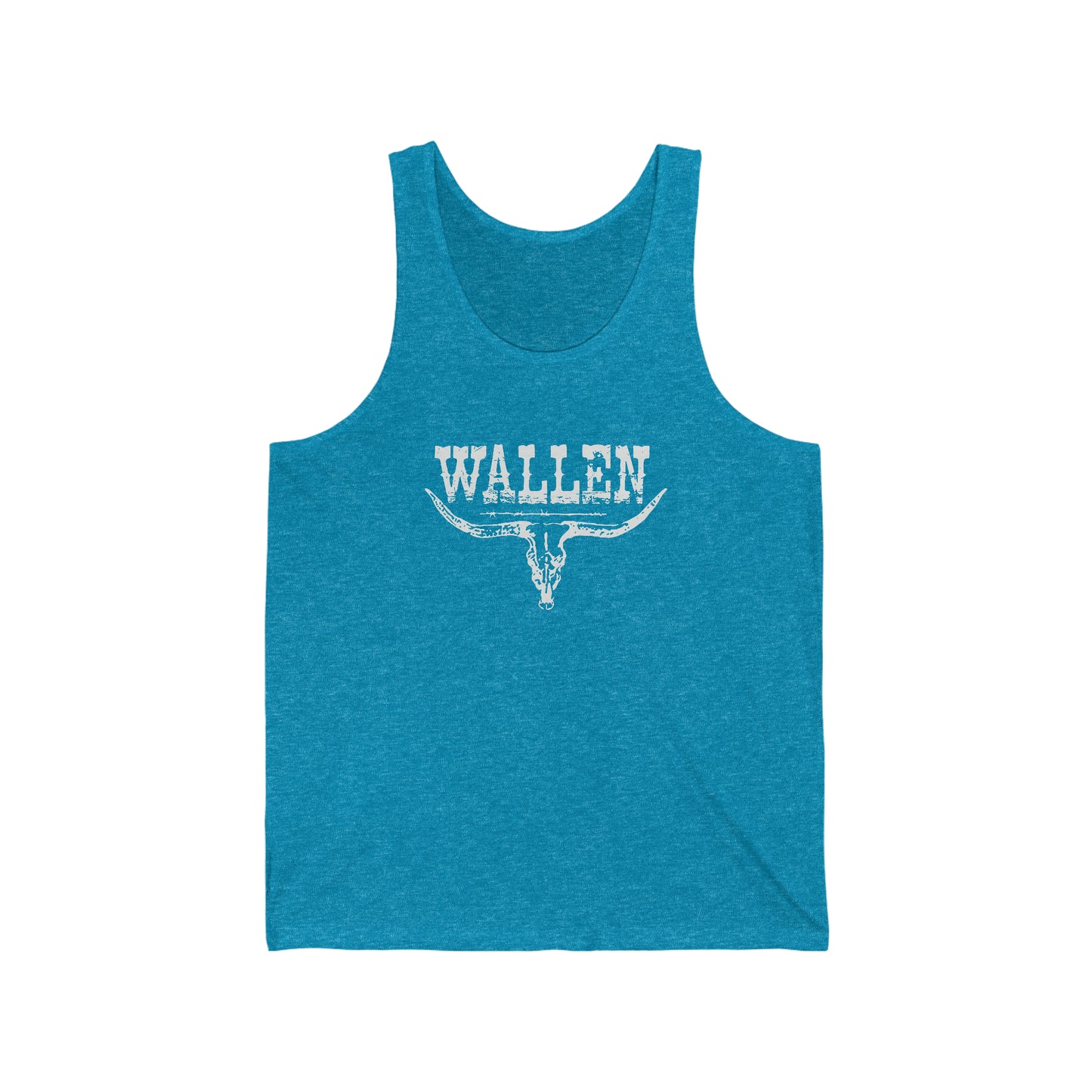 Morgan Wallen White Logo Unisex Jersey Tank