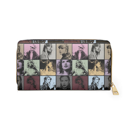 Taylor Swift Eras Collage Zipper Wallet