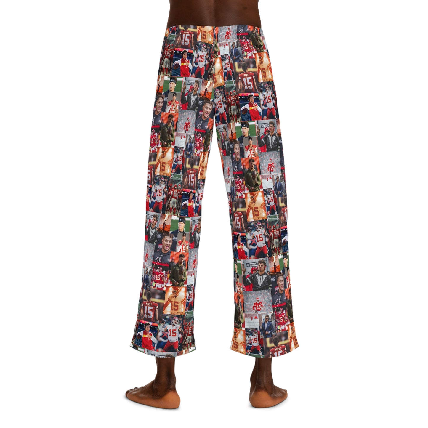 Patrick Mahomes Chiefs MVPAT Photo Collage Men's Pajama Pants