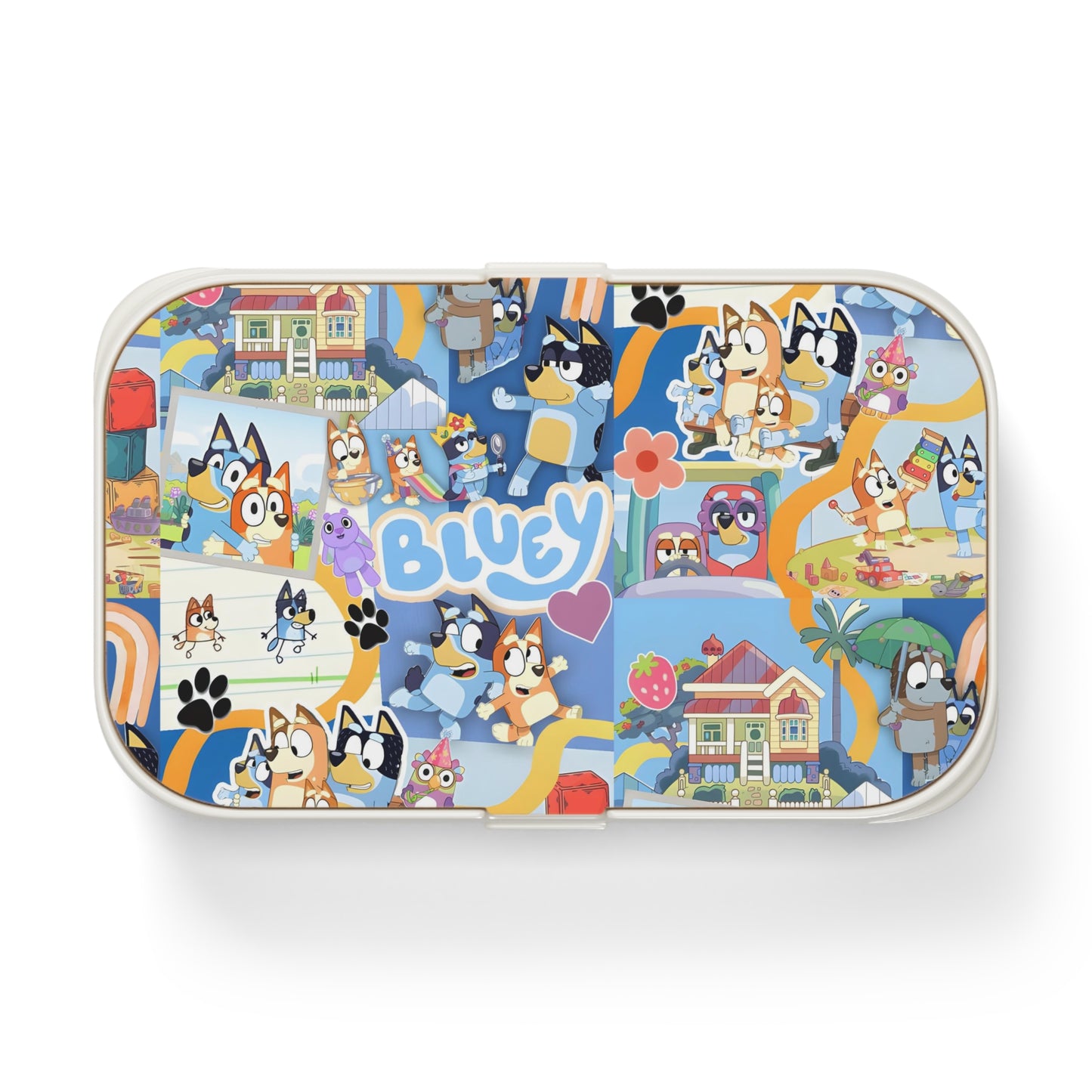 Bluey Playtime Collage Bento Lunch Box