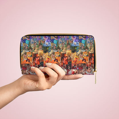 Taylor Swift Rainbow Photo Collage Zipper Wallet