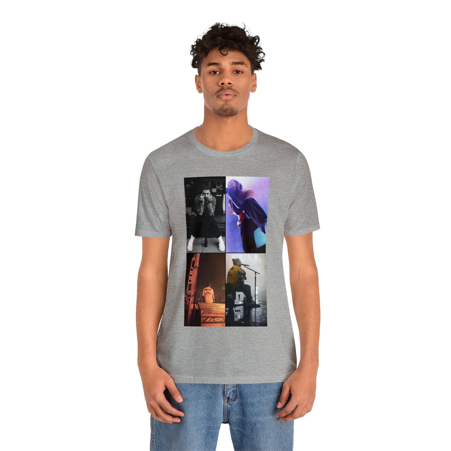 Post Malone On Tour Collage Unisex Jersey Short Sleeve Tee Shirt