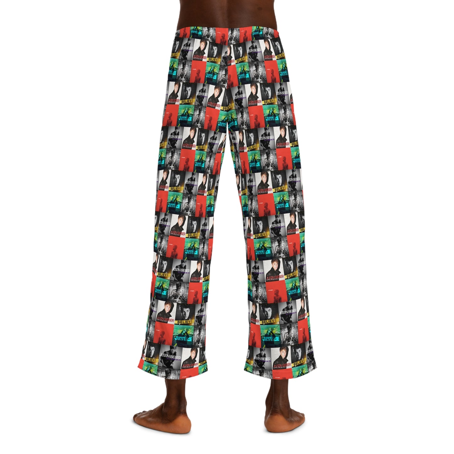 Justin Bieber Album Cover Collage Men's Pajama Pants