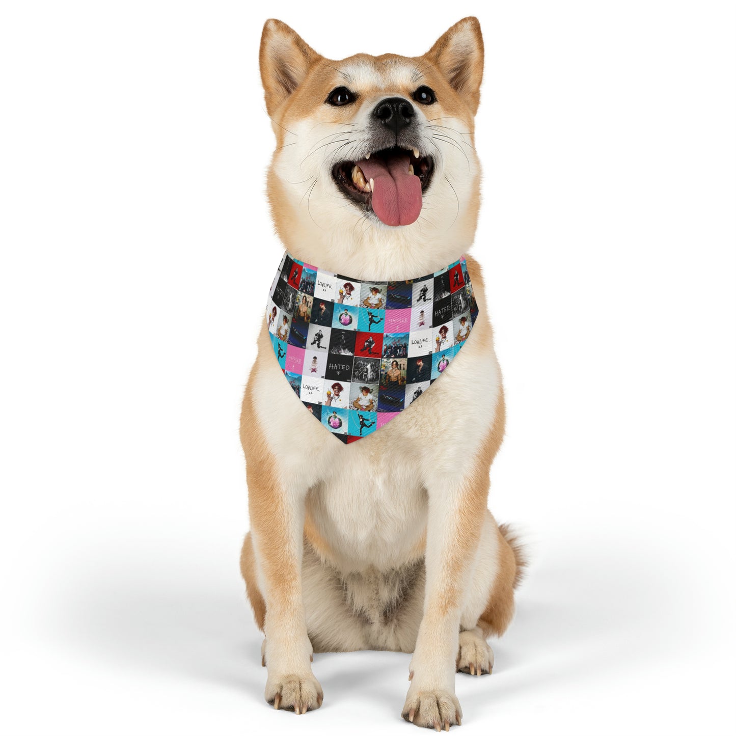 YUNGBLUD Album Cover Art Collage Pet Bandana Collar