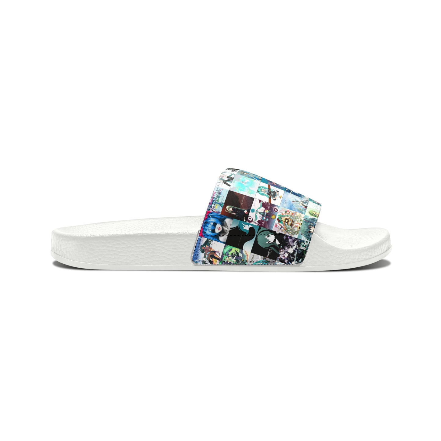 Hatsune Miku Album Cover Collage Women's Slide Sandals