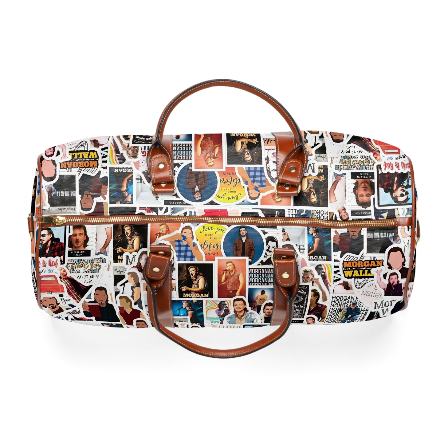 Morgan Wallen Sticker Collage Waterproof Travel Bag