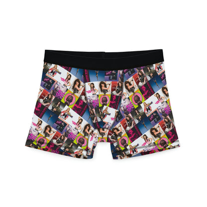 Miley Cyrus Album Cover Collage Men's Boxers