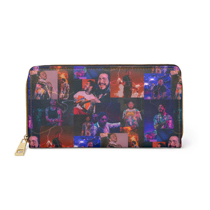 Post Malone Lightning Photo Collage Zipper Wallet