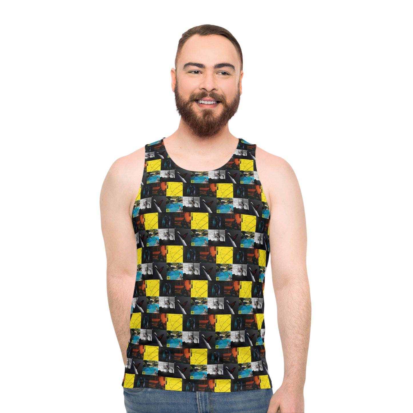 Post Malone Album Art Collage Unisex Tank Top