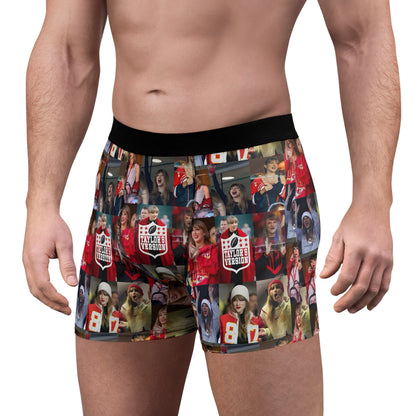 Taylor Swift Chiefs Fan Taylor's Version Men's Boxer Briefs