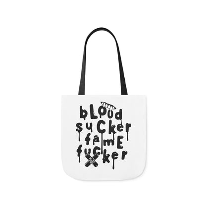 Olivia Rodrigo Blood Sucker Fame Fucker Polyester Canvas Tote Bag