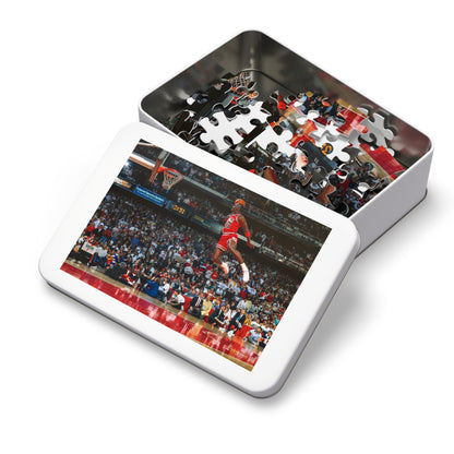 Michael Jordan Free Throw Line Slam Dunk Jigsaw Puzzle (30, 110, 252, 500,1000-Piece)