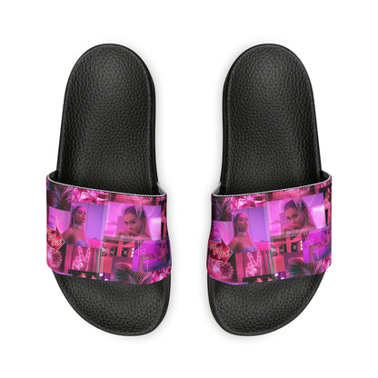 Ariana Grande 7 Rings Collage Women's Slide Sandals