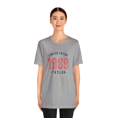 Taylor Swift 1989 Limited Edition Unisex Jersey Short Sleeve Tee Shirt